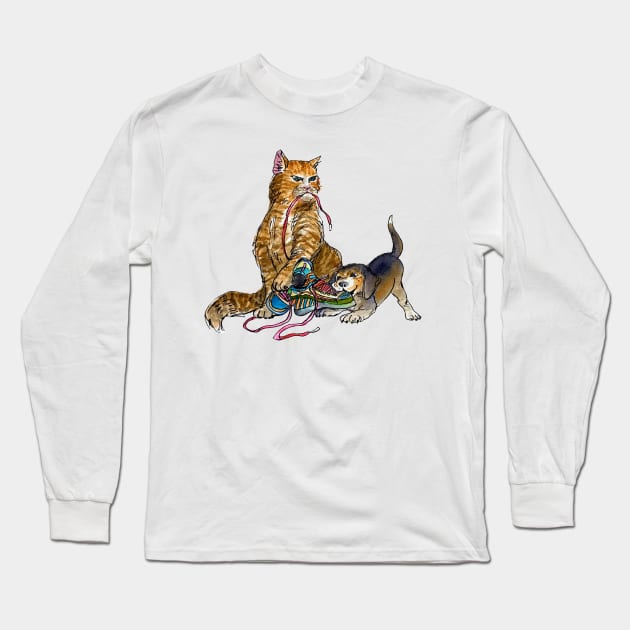 Favorite Chew Toy Long Sleeve T-Shirt by sketchcadet